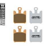 GALFER Sintered Brake Pads Front for KAWASAKI Ninja ZX-10R 2004-2007