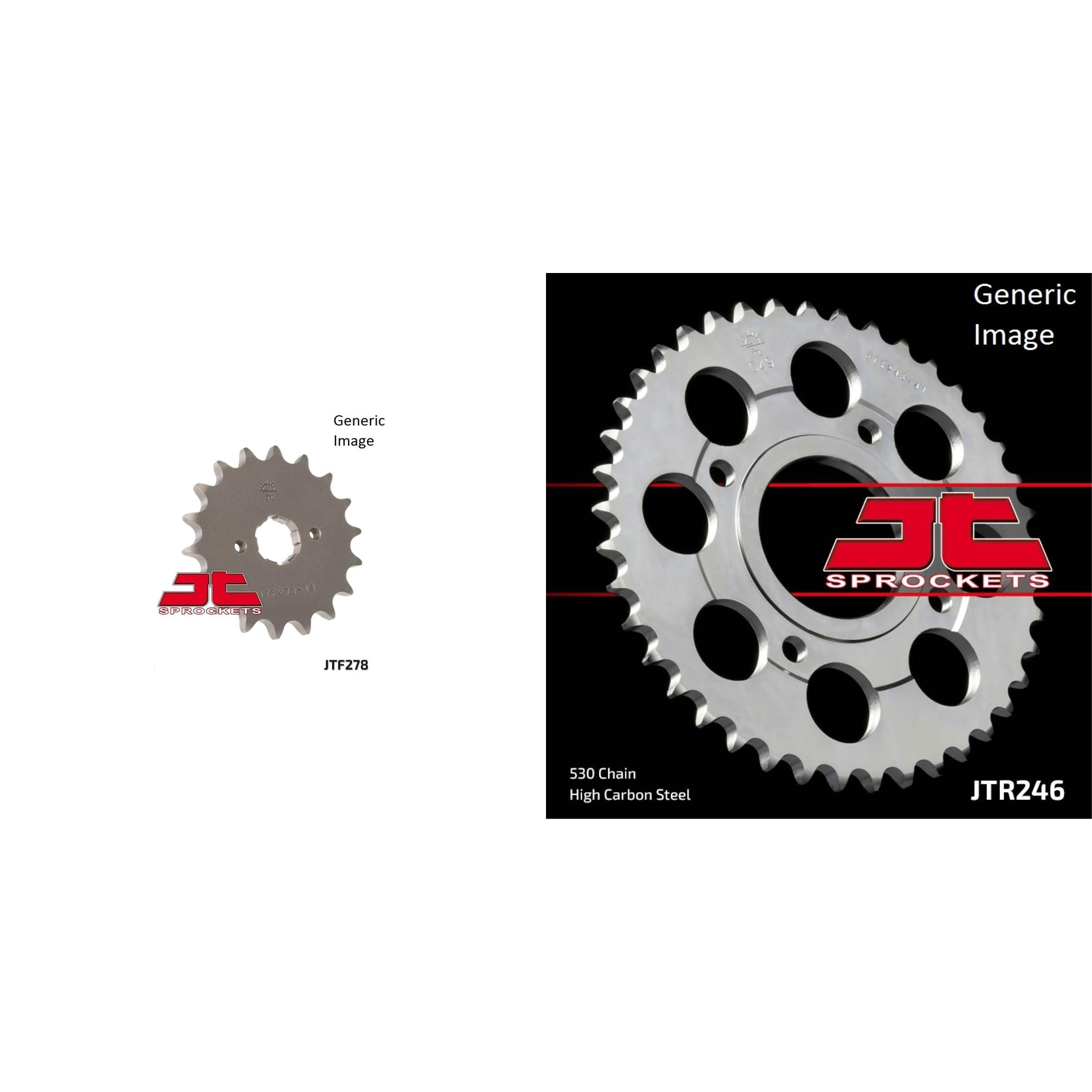 Front & Rear Sprocket Kit for Street HONDA CM450E 1982-1983