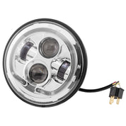 Letric Lighting Halo Style Headlights Chrome 7"