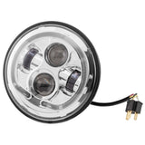 Letric Lighting Halo Style Headlights Chrome 7"