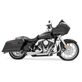 Freedom Performance Combat 2 Into 1 Shorty Exhaust Chrome With Black Tip HD00842
