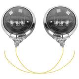 Letric Lighting Passing Lamps Only, Black/Chrome 4.5"