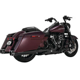 Escape deslizante Vance & Hines Torquer 450 de 4,5 pulgadas, negro, con Fuelpak FP3