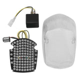 Luz trasera integrada y secuencial para Honda GL1500C Valkyrie 1997-2003 transparente