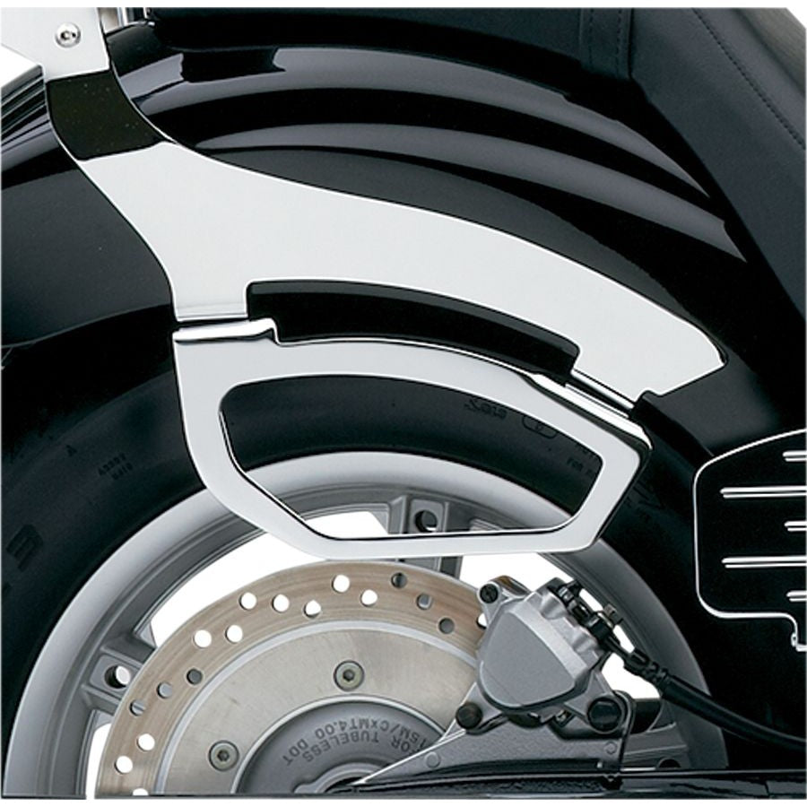 Cobra Saddlebag Supports Chrome - 02-6136