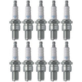 Set of 10 NGK Standard Spark Plugs for Kawasaki KX250-J 1993-1992 Engine 250cc
