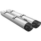 Freedom Performance Racing Slip-On Muffler 4" Chrome/Black - IN00232