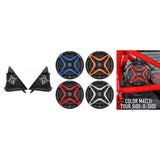 SSV Works Front 6.5" Speaker Pods With Red Grilles For Polaris Slingshot 15-21