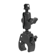 Ram Mounts Tough-Claw Base with Short Double Socket Arm and GoPro/Action Camera Mount Aluminum Short Arm - RAM-B-400-A-GOP1U