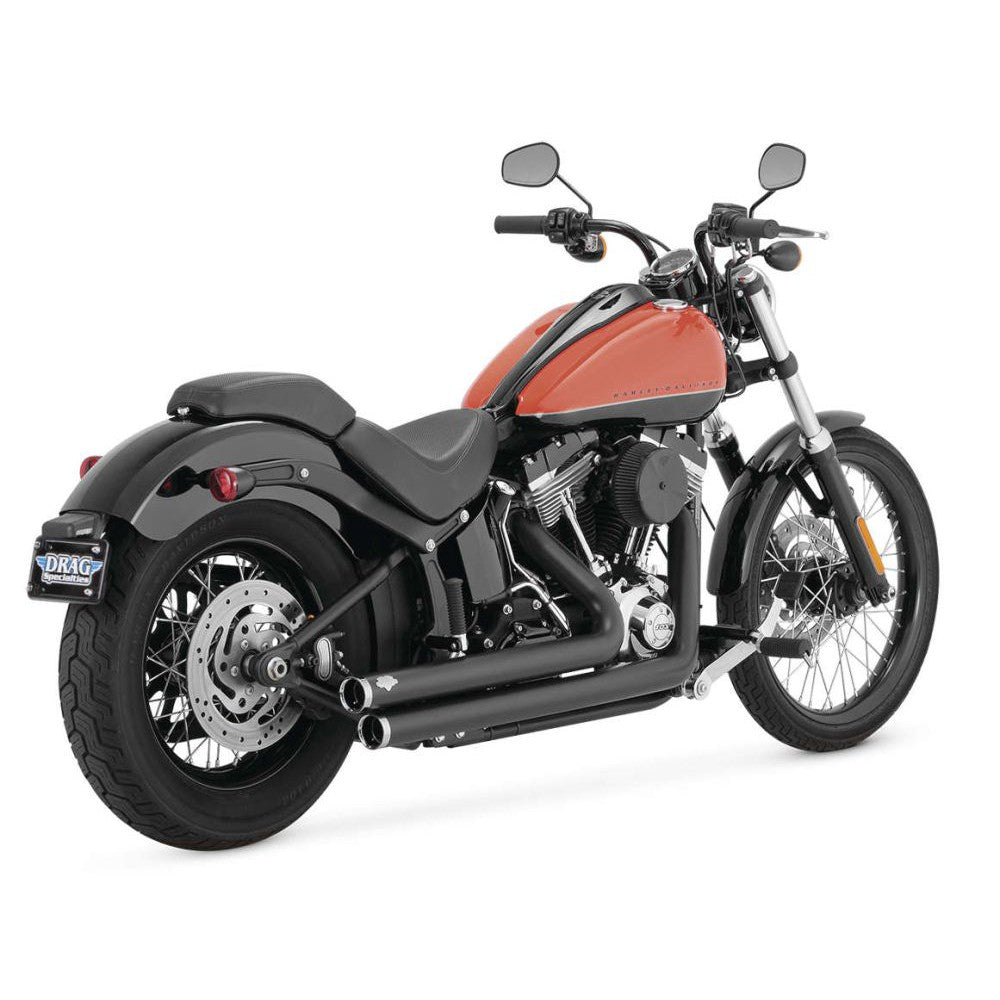 Vance And Hines Big Shots Staggered Black With Fuelpak FP4