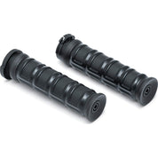 Kuryakyn Dillinger Grips for V-Twin Dual Cable Satin Black