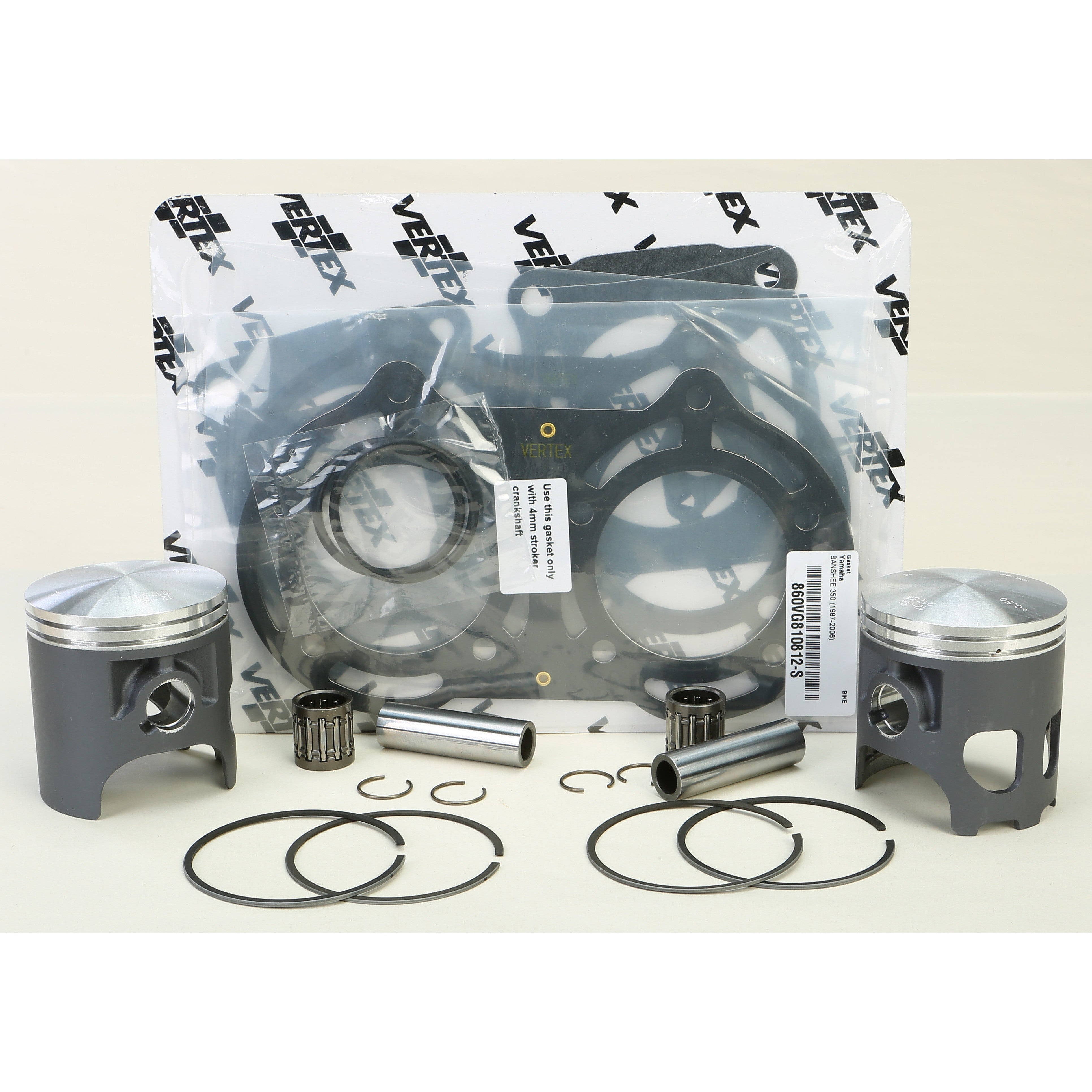 Vertex Top End Piston Kit Partno. VTK23607050
