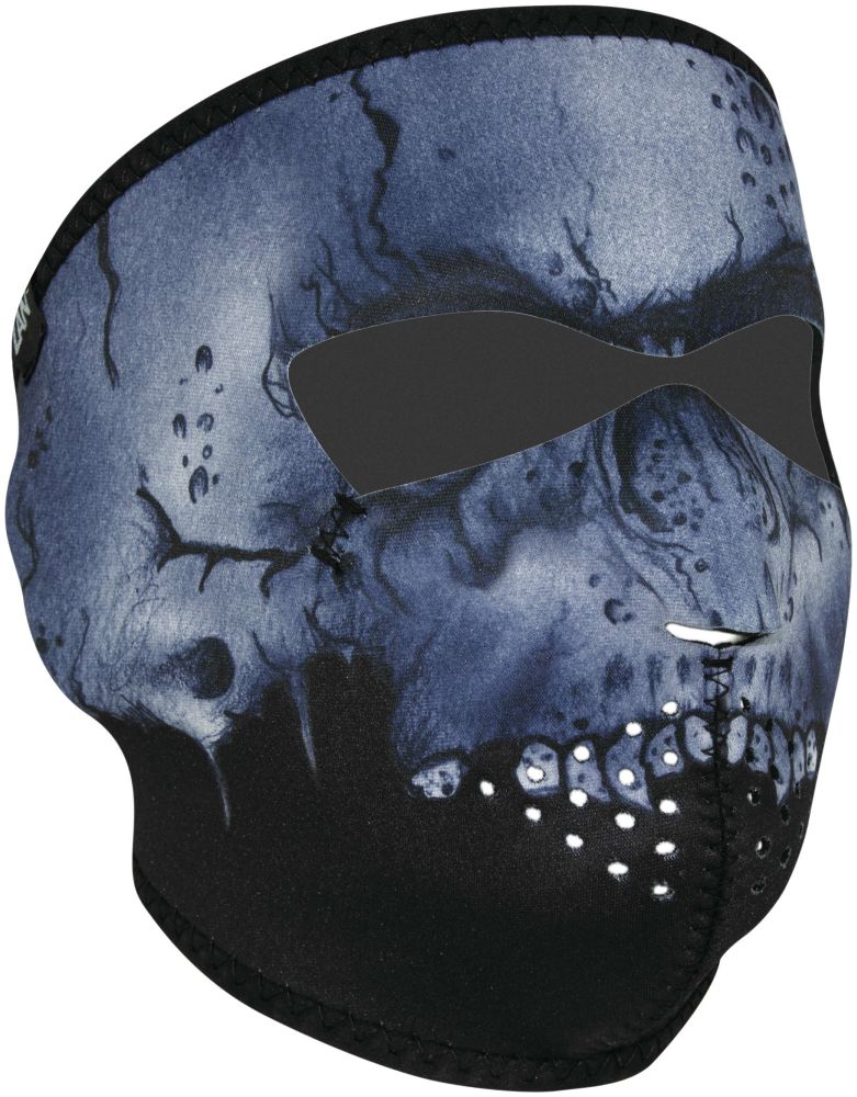 Zan Headgear Full Mask Neoprene Midnight Skull
