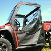 Falcon Ridge Black Canvas Soft Roll-Away Doors For Arctic Cat Prowler 2018-2022