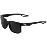 100% Centric Sunglasses Matte Black w/Smoke Lens - 61027-019-57