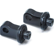 Kuryakyn Peg Adaptors Black Splined Peg Adapter Splined Black