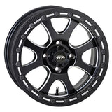 Rueda ITP Tsunami con bloqueo de talón, negra mate, 14 x 7, 4/115, 5+2, 1422076727B