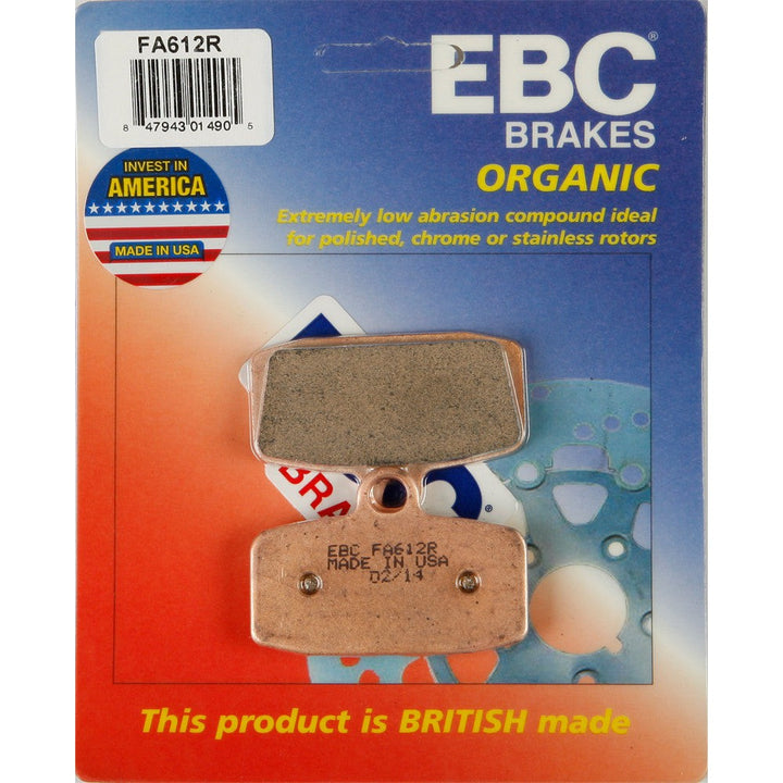 EBC 1 Pair HH Sintered Superbike Brake Pads MPN FA612R Lionparts