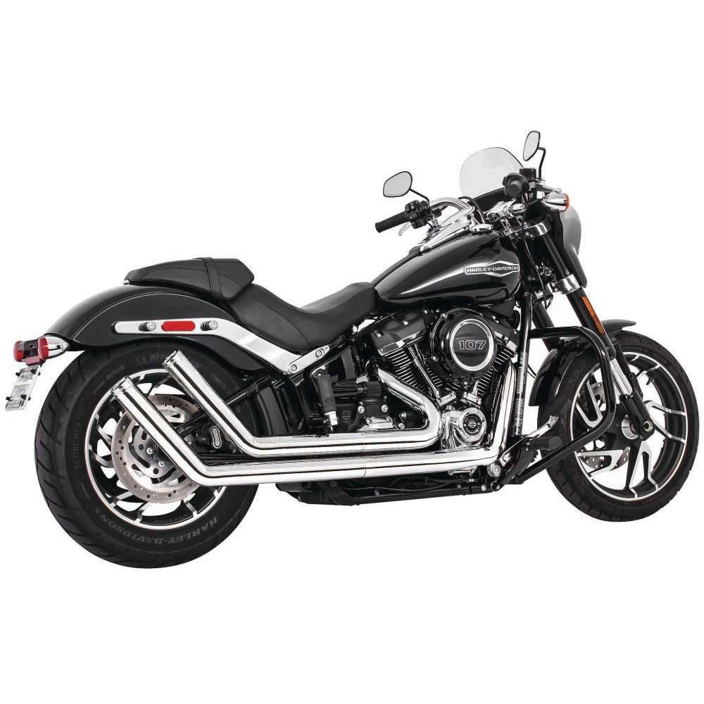 Freedom Performance Upsweeps with End Cap Straight Star Chrome - HD00758