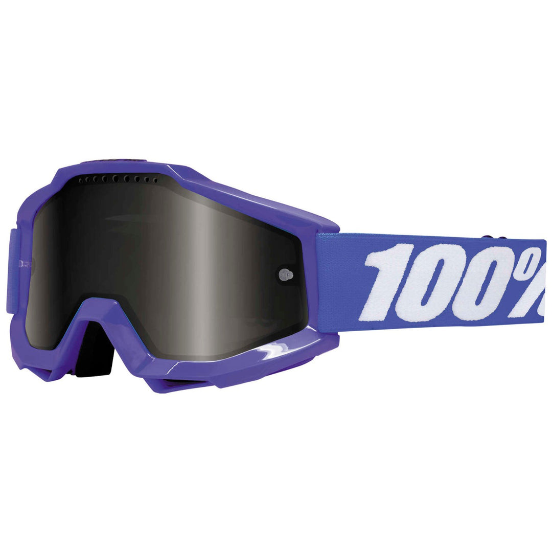 100% Gen1 Accuri Sand Goggles Reflex Blue with Dark Smoke Lens - 50201-002-02