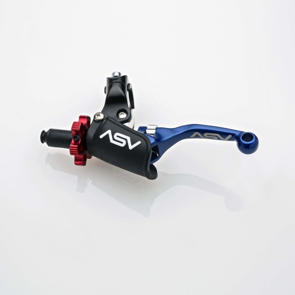 ASV Blue F4 Offroad Model Shorty Clutch + Brake Lever Pro Pack BCF41506PX-SB