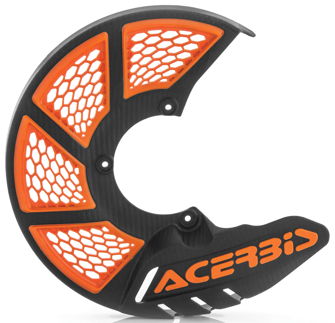 Acerbis Black/Orange X-Brake Vented Disc Cover - 2449495229