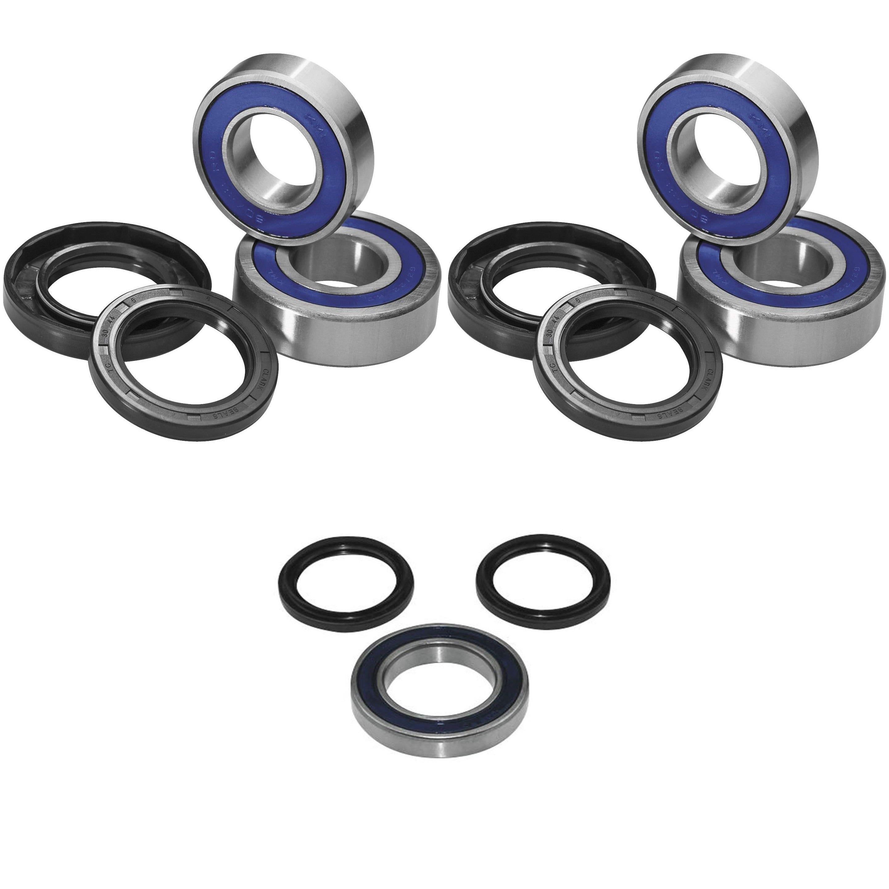 QUADBOSS Front and Rear Wheel Bearing Kits for Honda ATC350X 1985-1986