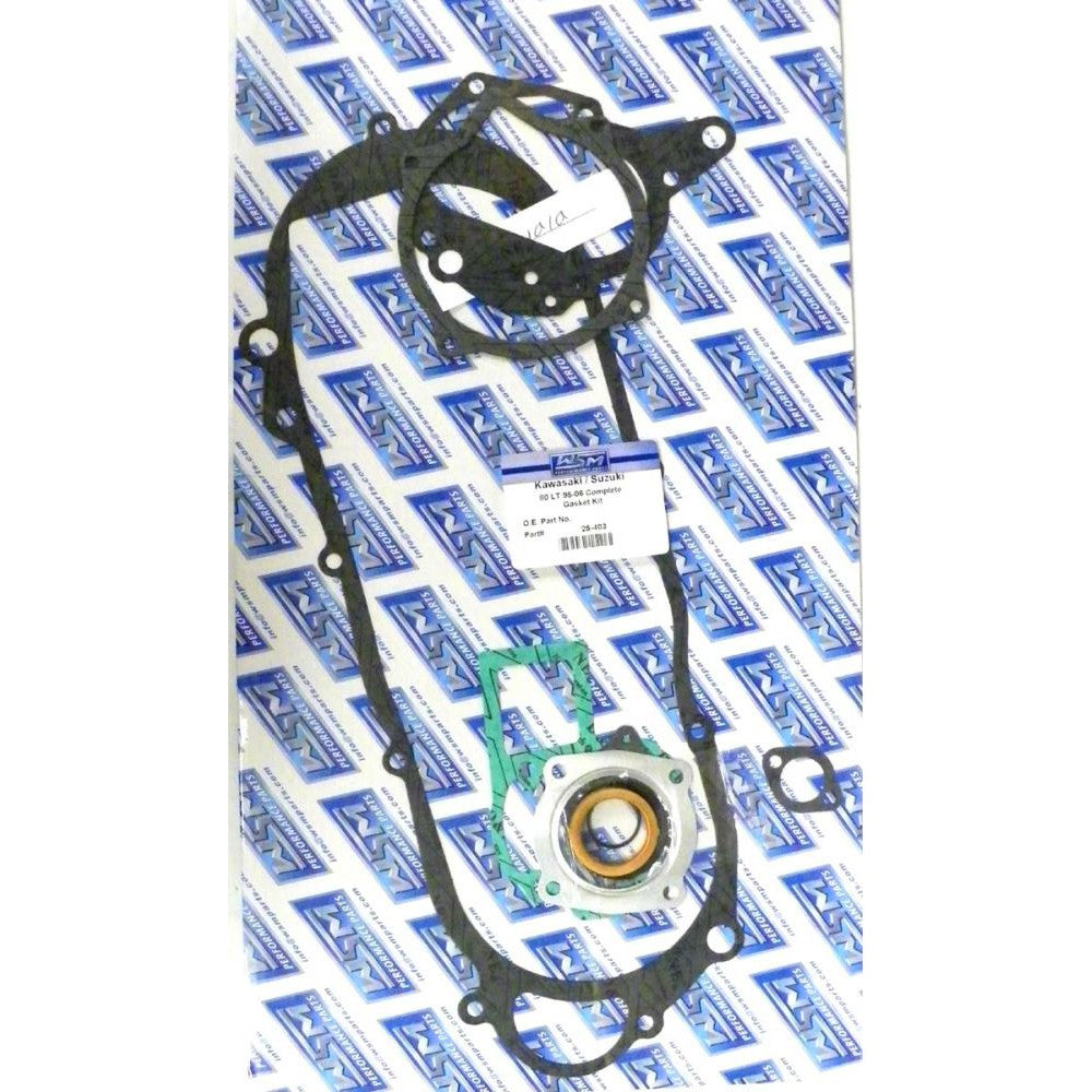 WSM Complete Gasket Kit For Suzuki 80 LT 95-06 25-403