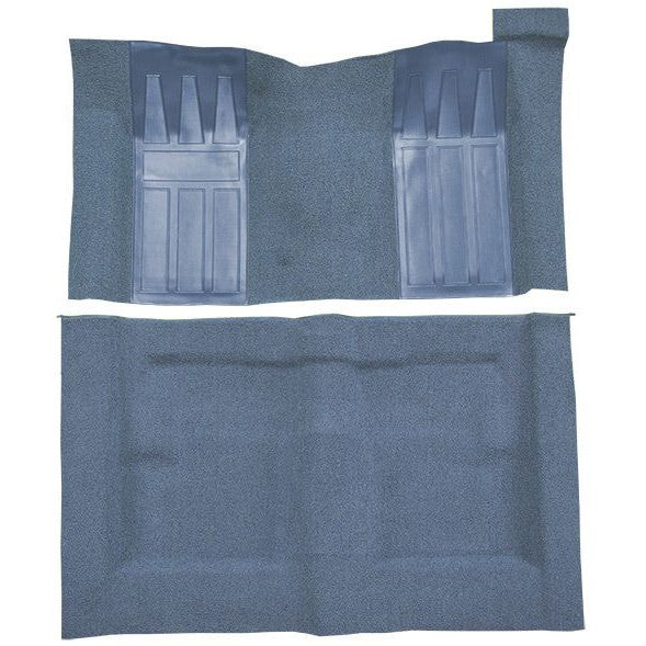 ACC Replacement Carpet Kit For 1969-1970 Ford Ranchero GT Auto with 2 Medium Blue Inserts - CHOOSE COLOR