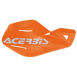 Acerbis 16 Orange/White Uniko Non-Vented Handguards - 2041785321