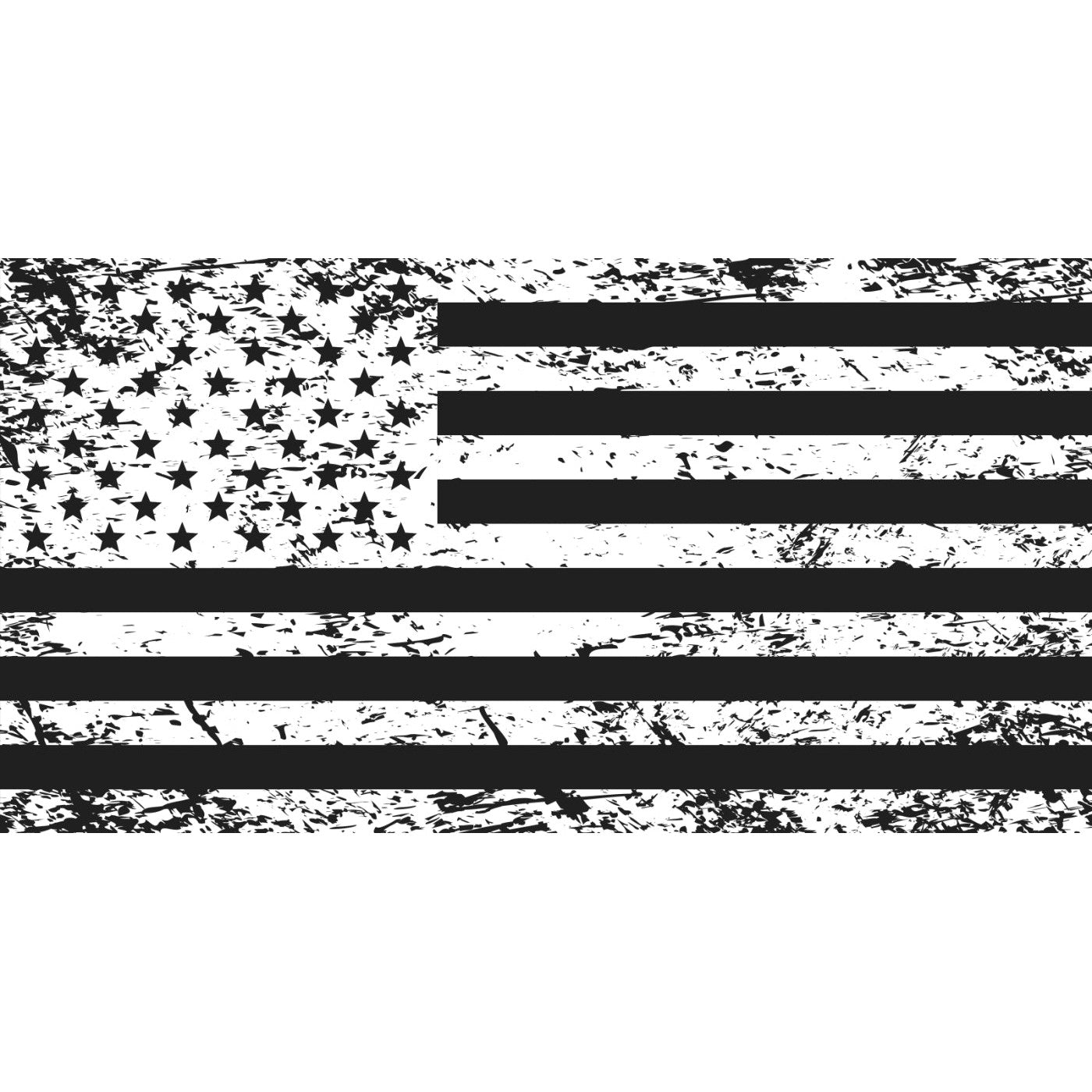 DragonFire Racing Tattered American Flag - Double-sided Print - 04-0112