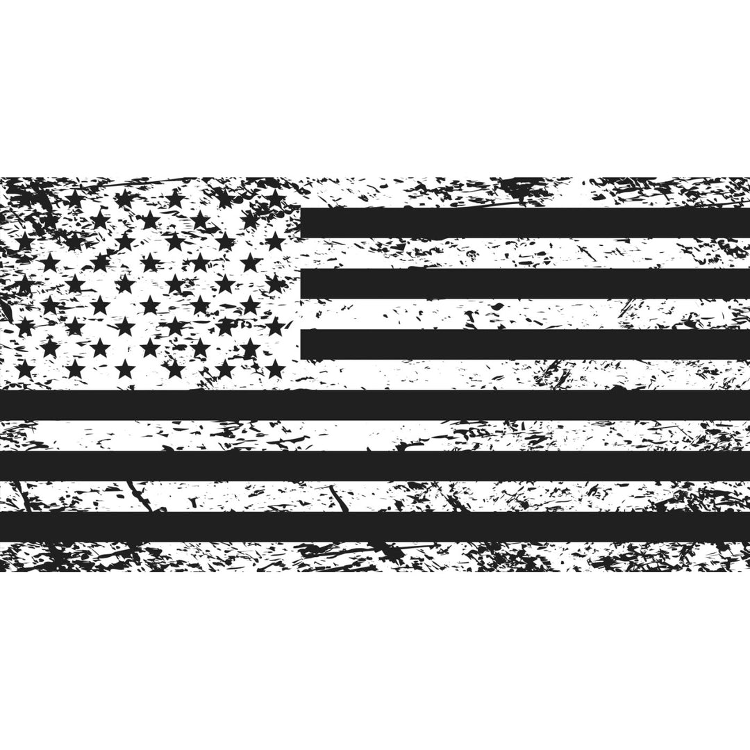 DragonFire Racing Tattered American Flag - Double-sided Print - 04-0112