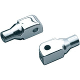 New Honda VTX1300C 2003-2009Footpeg Adapters Chrome Rear by Kuryakyn
