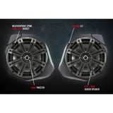 SSV Works Front 6.5" Unloaded Speaker Pods For Can-Am Maverick X3 2017-2022