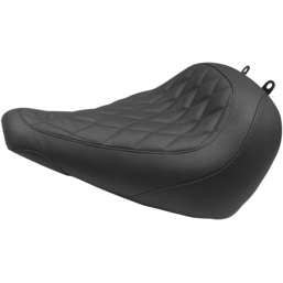 Mustang Wide Tripper Solo Seat Diamond Stitch Black 83026