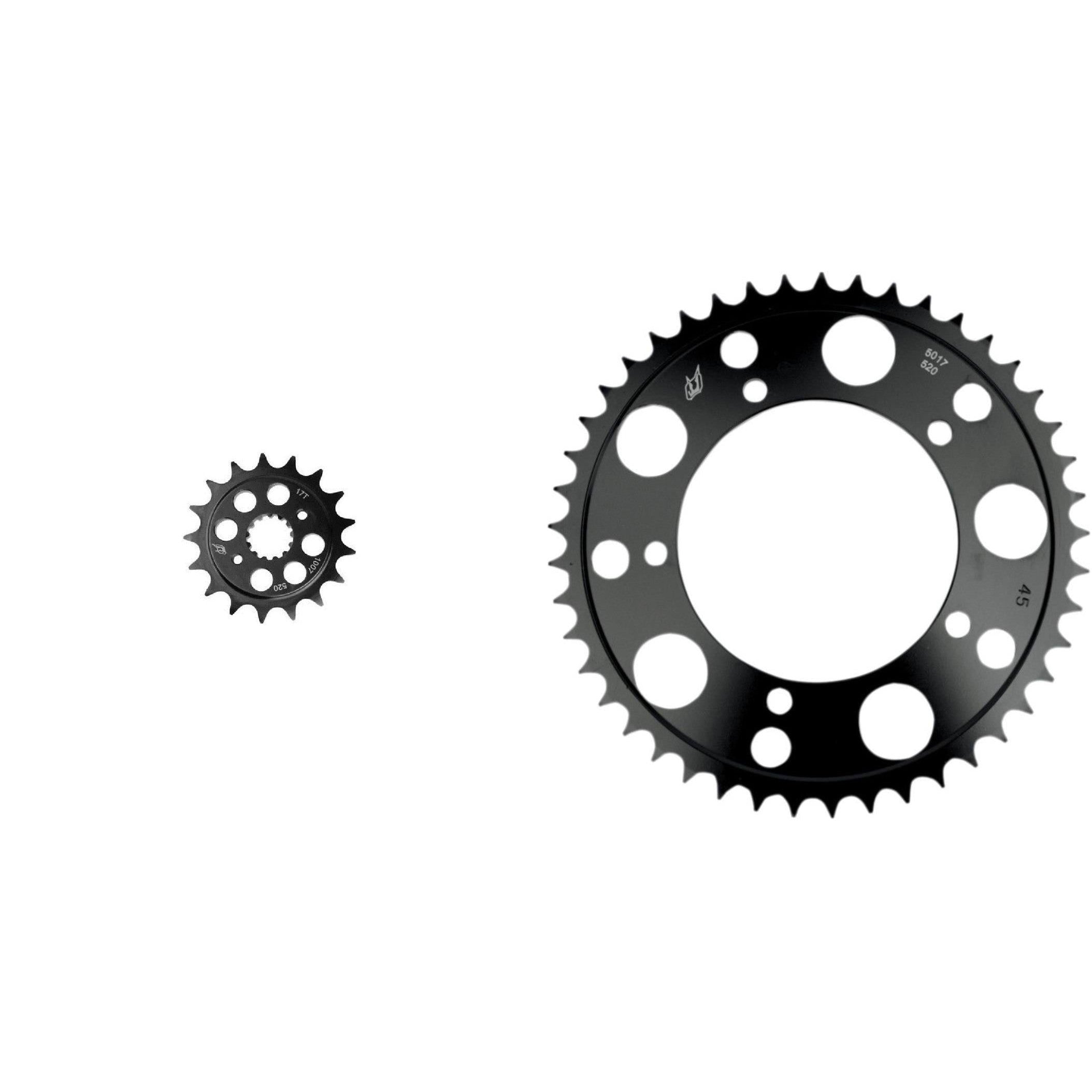 DRIVEN 520 Front & Rear Steel Sprocket Kit for Street SUZUKI GSX-R750 2006-2010