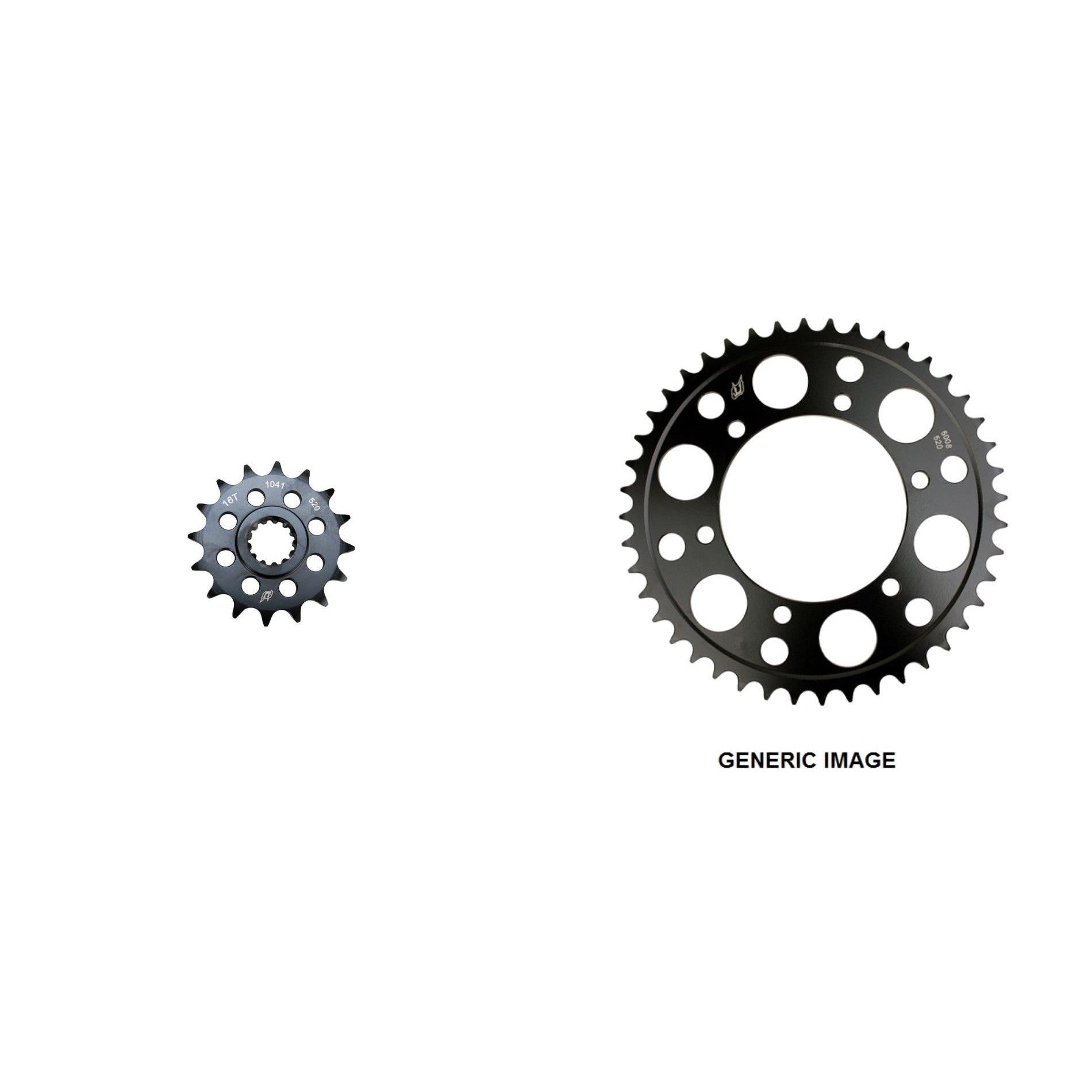 DRIVEN 520 Front & Rear Steel Sprocket Kit for Street YAMAHA YZF-R6 2003-2005