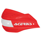 Acerbis '16 Red/White X-Factor Replacement Handguard Shields - 2393481005