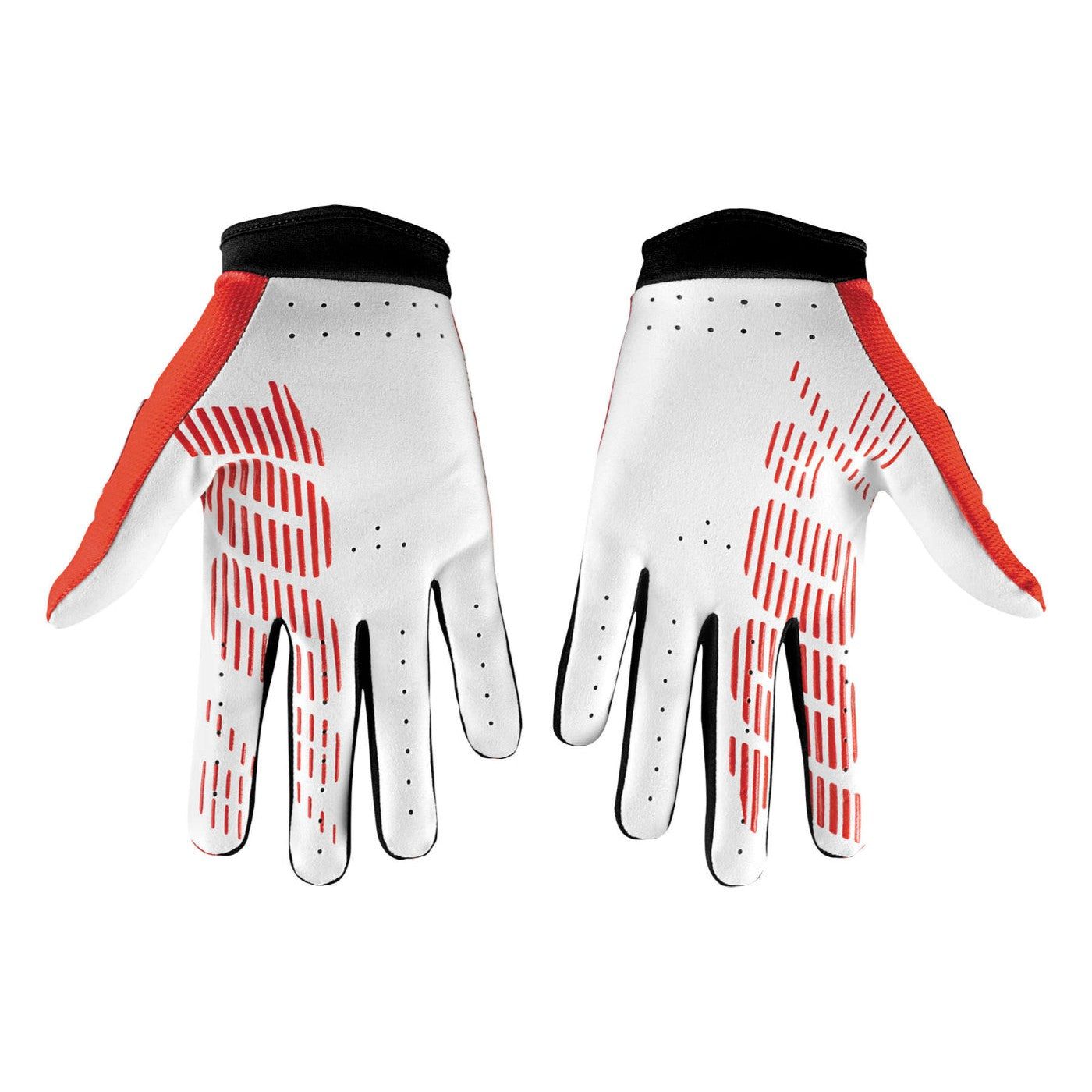 100% Men's iTrack Gloves Fire Red/White S - 10002-003-10