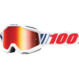 100% Gen1 Accuri Goggles AFO66 with Red Lens - 50210-342-02