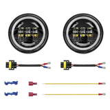 XK Glow Driving Lights Black - XK042007-B