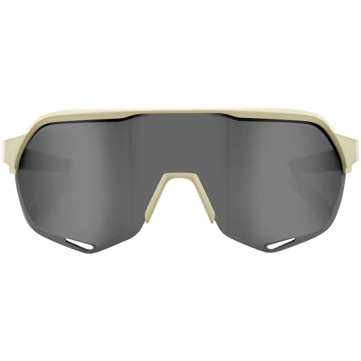 100% S2 Sunglasses Soft Tact Quicksand with Smoked Lens - 61003-104-57