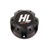 High Lifter Matte Black Bolt On Tall Center Caps HLCAP-130