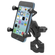 Ram Mounts Torque Handlebar/Rail Mount with X-Grip Cradle 1-1/8"-1-1/2" Black - RAM-B-408-112-15-A-UN7U