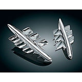 Kuryakyn Chrome Radiator Vent Shark Grills Accent Trim Piece Honda Goldwing 1800
