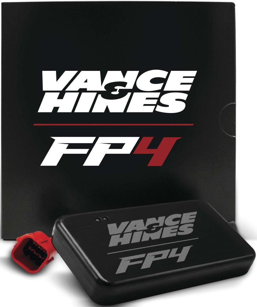 Vance And Hines Twin Slash Muffler 3in Slip On Exhaust Chrome With Fuelpak FP4
