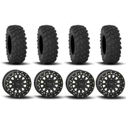 System 3 SB-6 Beadlock Matte Black 15" Wheels And XTR370 Tires [35x10-15]