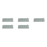 Set of 5 Hopkins Weldable Mounting Plate For Side Mount Break Away Kit