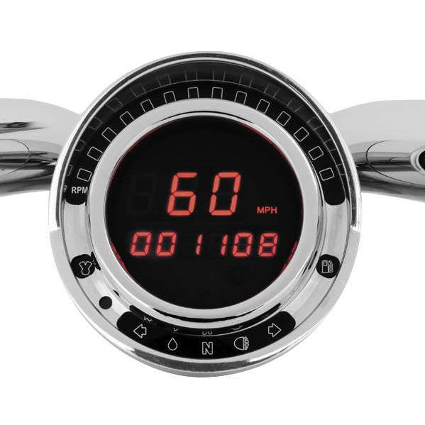 Dakota Digital Big Dog Speedo Red - BD-140-R