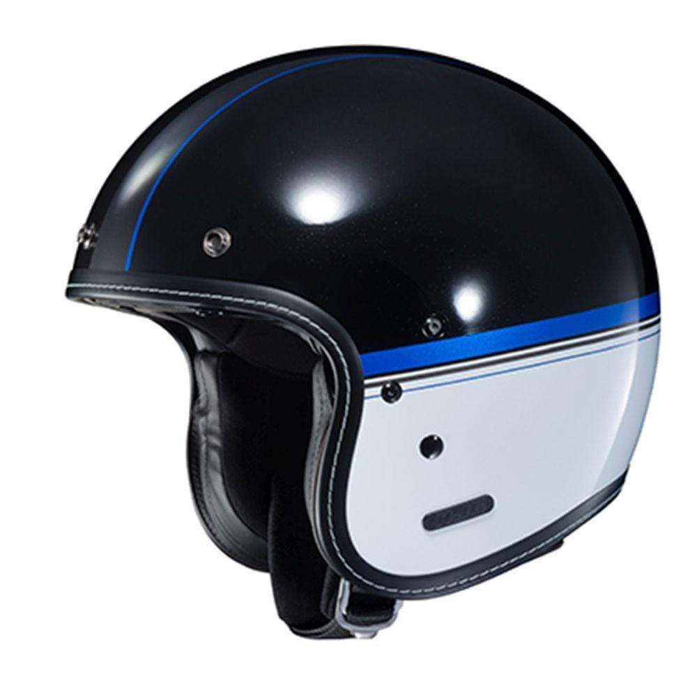 HJC Helmets 2XL / Black/Blue HJC IS-5 Equinox Open-Face Helmet